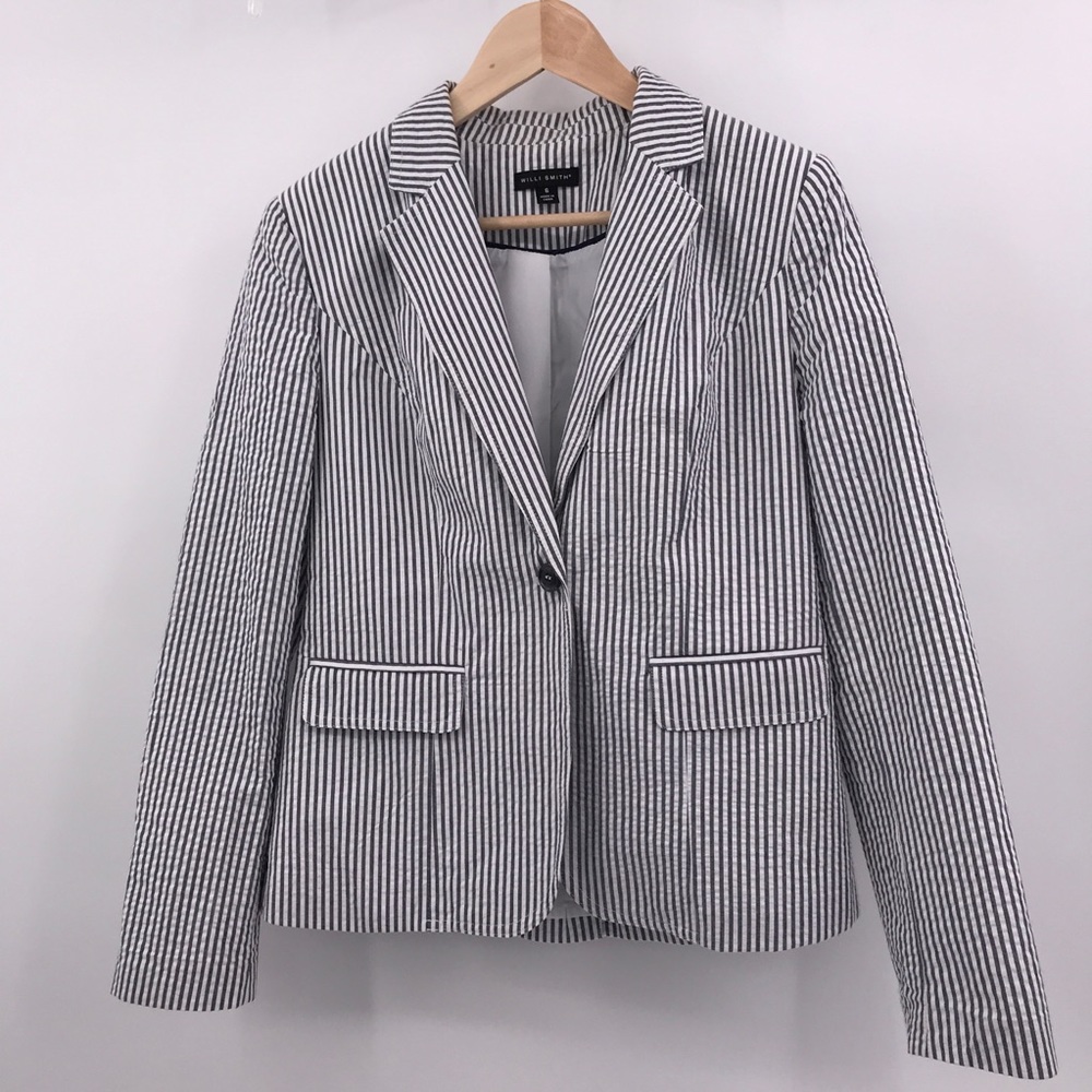 Willi Smith Seersucker Blazer
